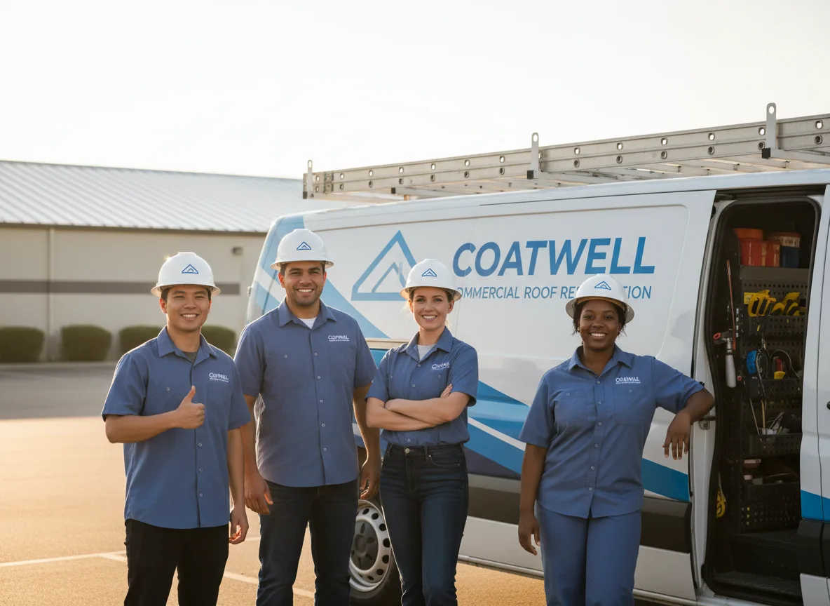 Commercial roof coating company in Dixmont, ME